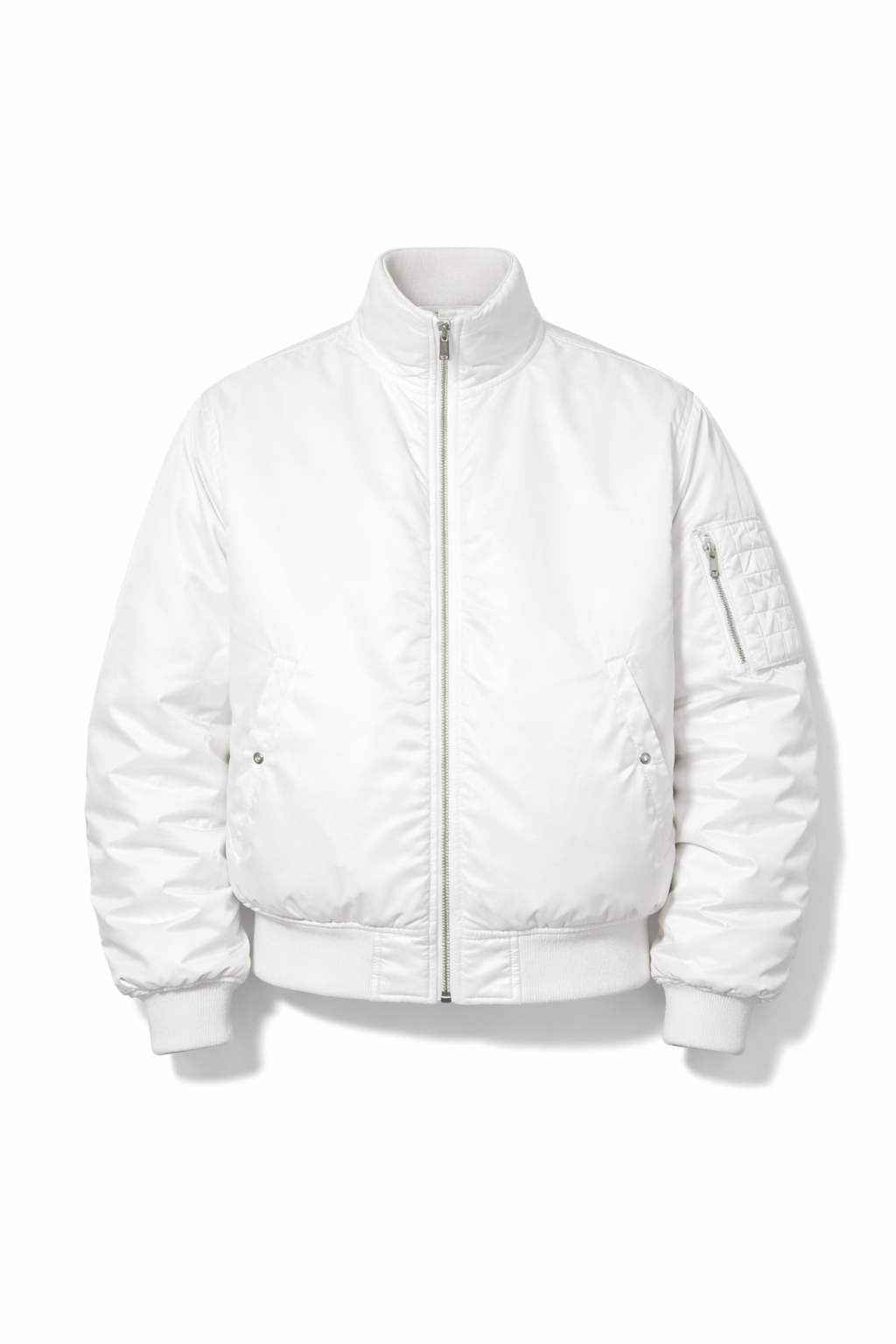 Black MA-1 bomber jacket